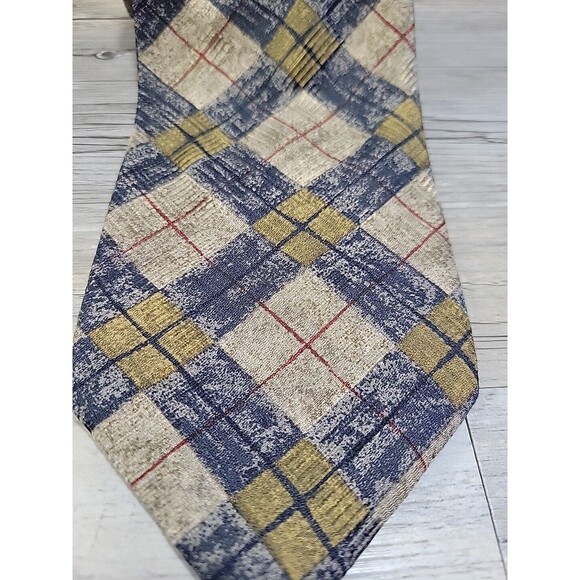 ROBERT TALBOTT Studio Mens 100% Silk Tie USA Designer Geometric Classic 57" - Picture 2 of 8